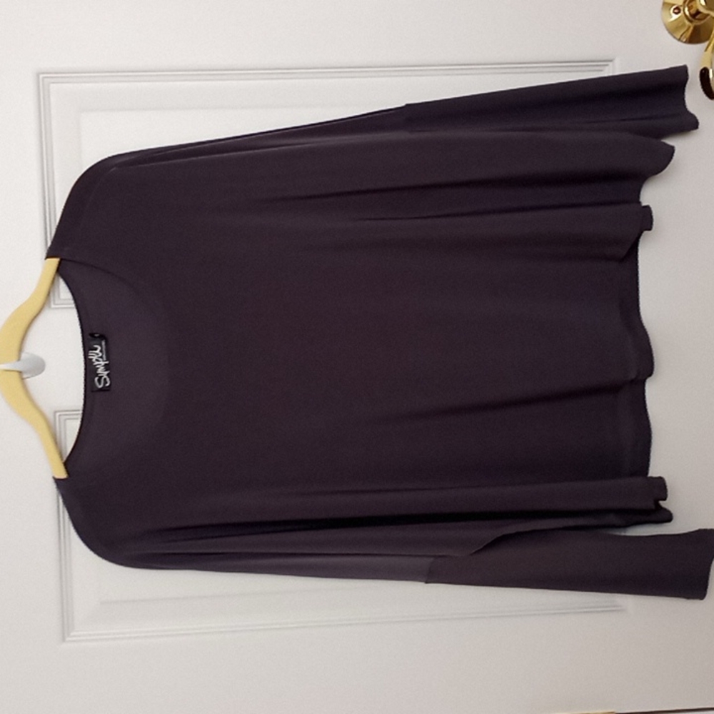 Sympli gray boxy top